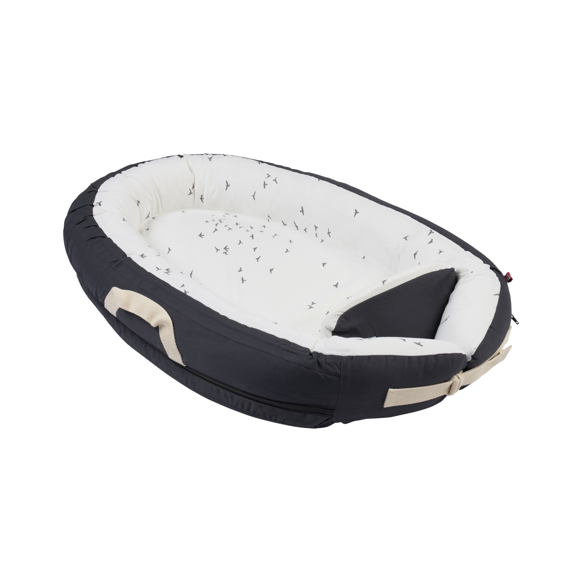 Voksi Premium beebipesa Dark Grey Flying