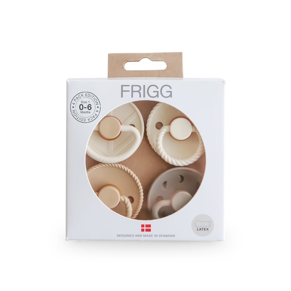 FRIGG Daisy latekslutt 4-pakk 0-6 kuud