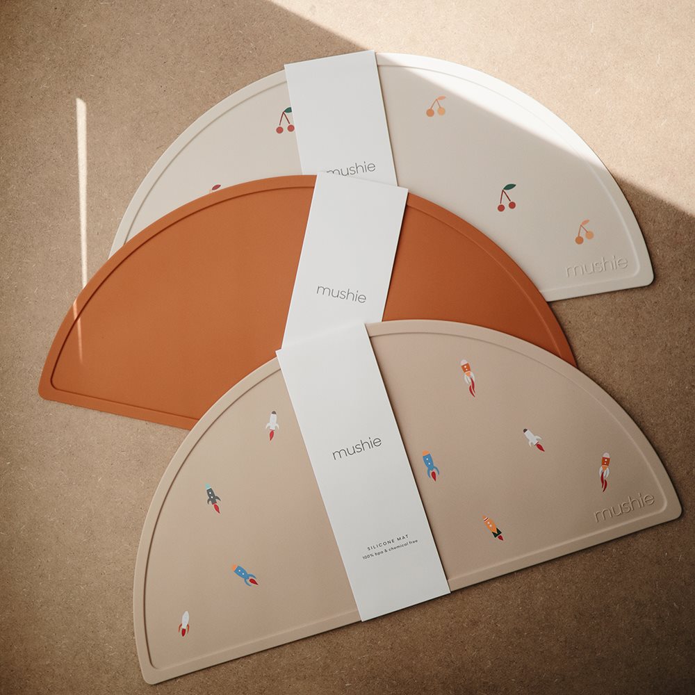 Mushie lauamatt silikoonist