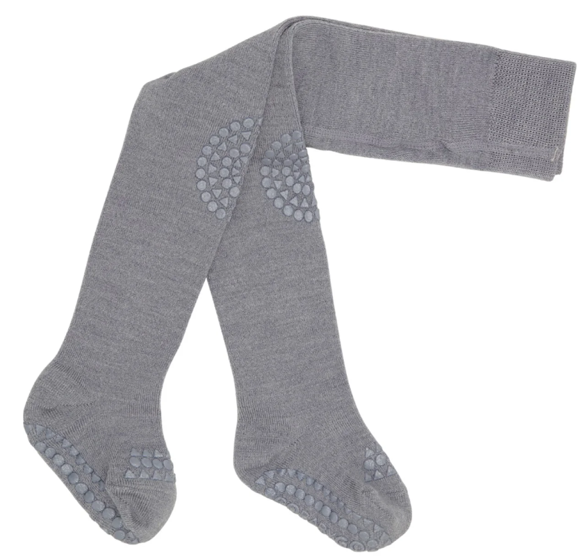 GoBabyGo Wool libisemiskindlad villased sukkpüksid Grey Melange