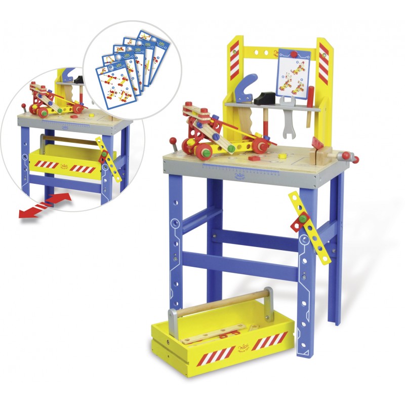 Vilac puidust Suur tööpink 80-osa