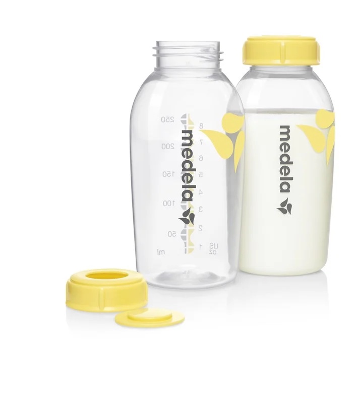 Medela piimapudel (ilma lutita) 250 ml kaanega-2tk