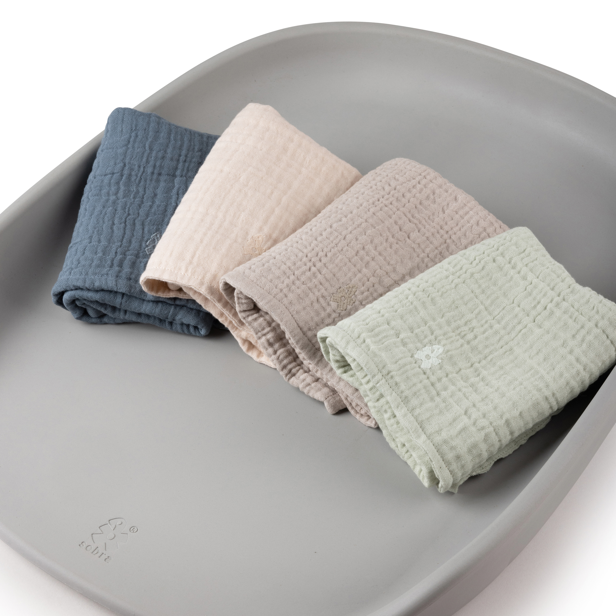 Sebra 6-kihilisest musliinist mähkimisaluse kate 2 tk