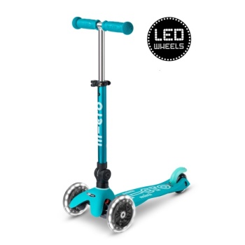 Micro Mini Deluxe kokkuvolditav tõukeratas, aqua, 2-5 eluaastat