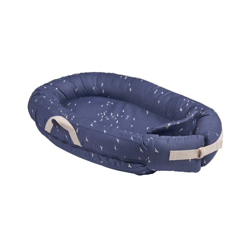 Voksi Premium beebipesa Poppy Blue - Flying