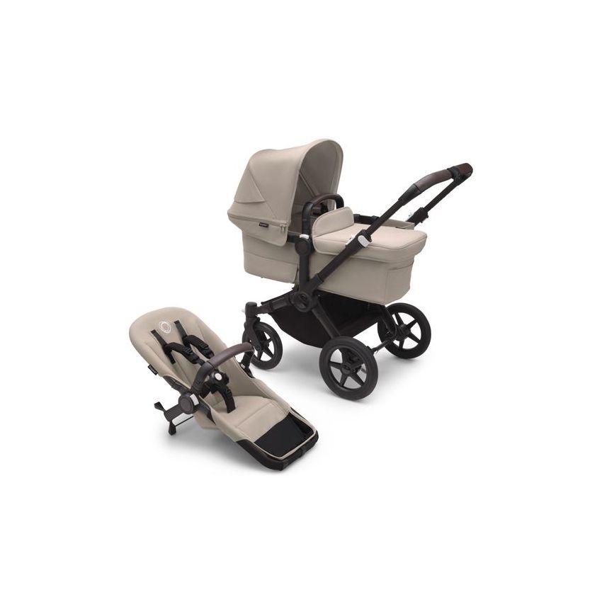 Bugaboo Donkey 5 Mono 2in1 vankrikomplekt Black/Desert Taupe/Desert Taupe