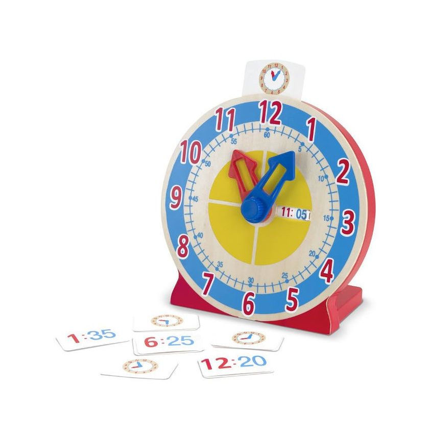 Melissa & Doug puidust Kella õppimise mäng