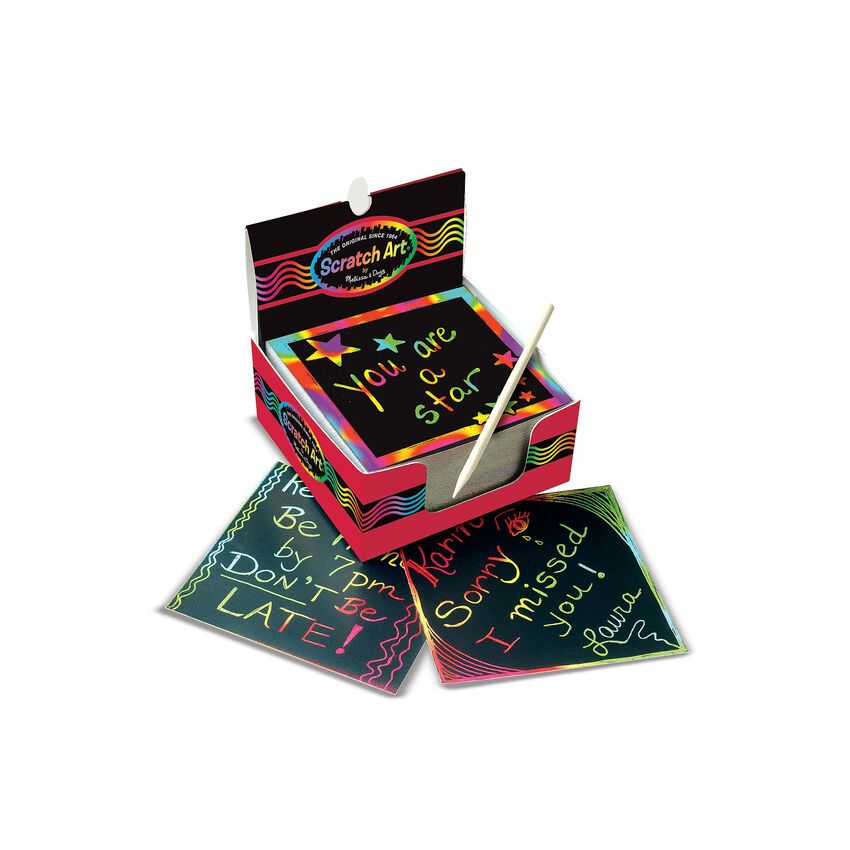 Melissa & Doug mini märkmepaberite komplekt Vikerkaar