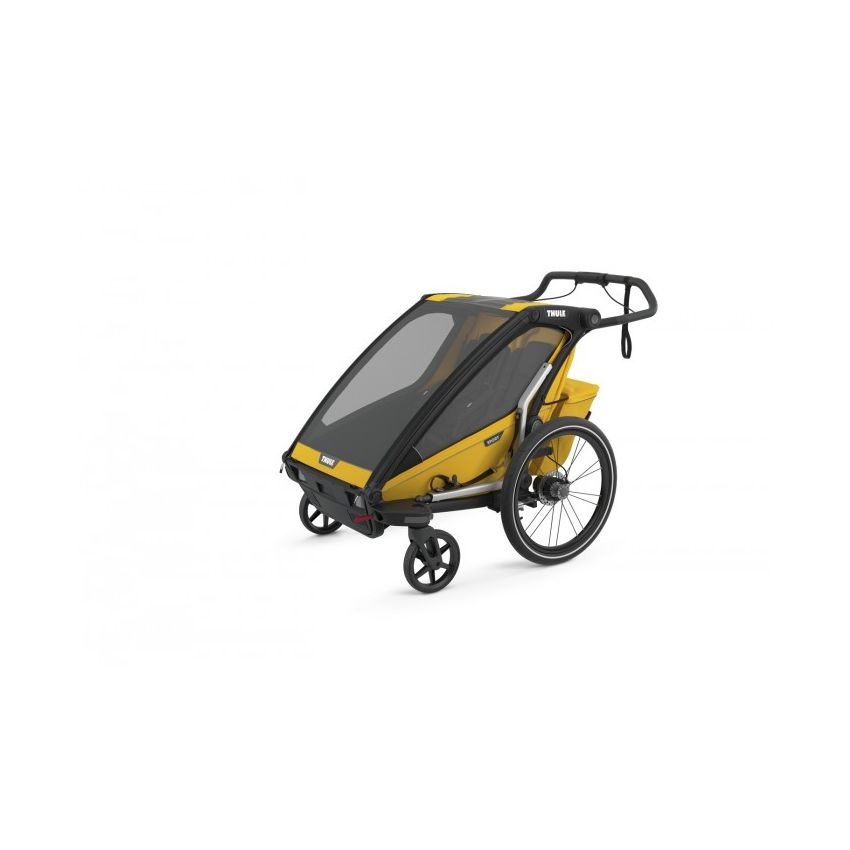Thule lastekäru Chariot Sport 2- Spectra Yellow on Black