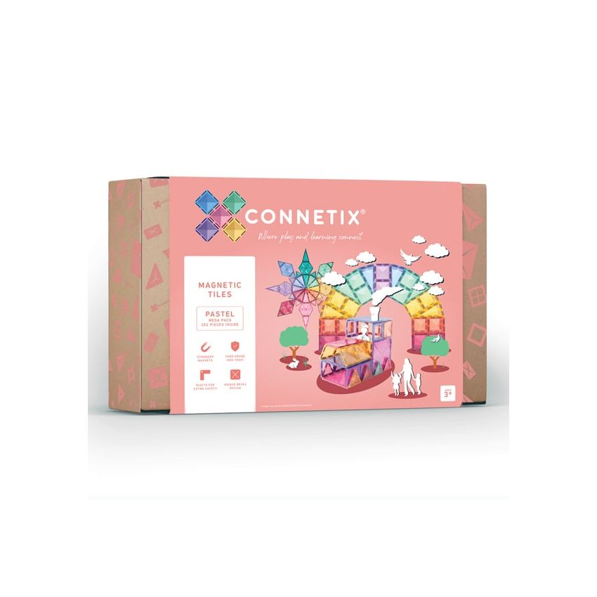 Connetix magnetilised klotsid 202tk Pastel Mega Pack