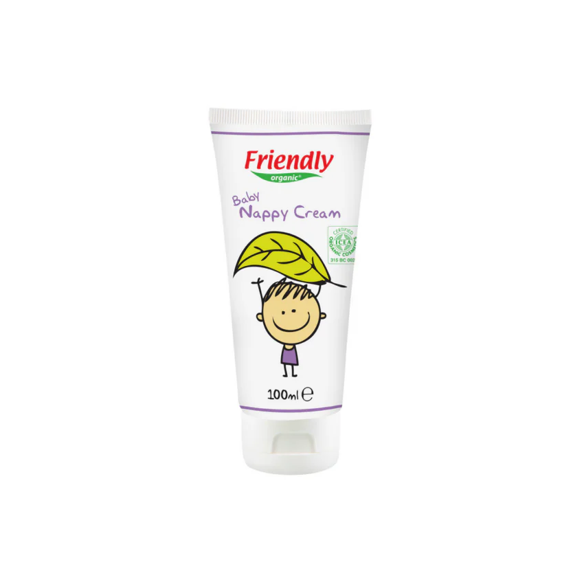 Friendly Organic orgaaniline mähkmekreem sheavõi ja tsinkoksiidiga, 100ml