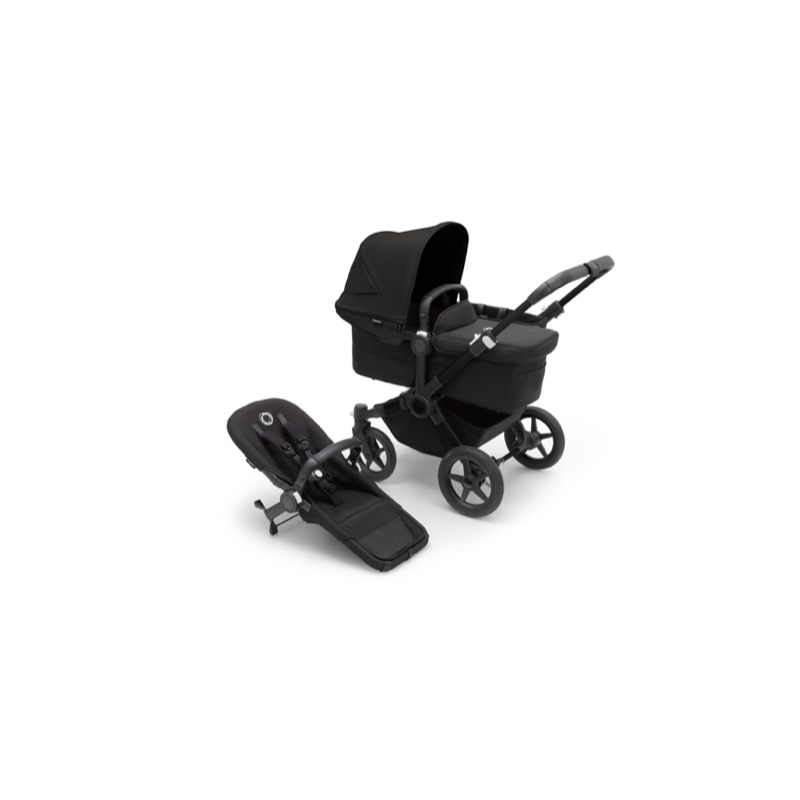 Bugaboo Donkey 5 Mono 2in1 vankrikomplekt Black/Midnight Black