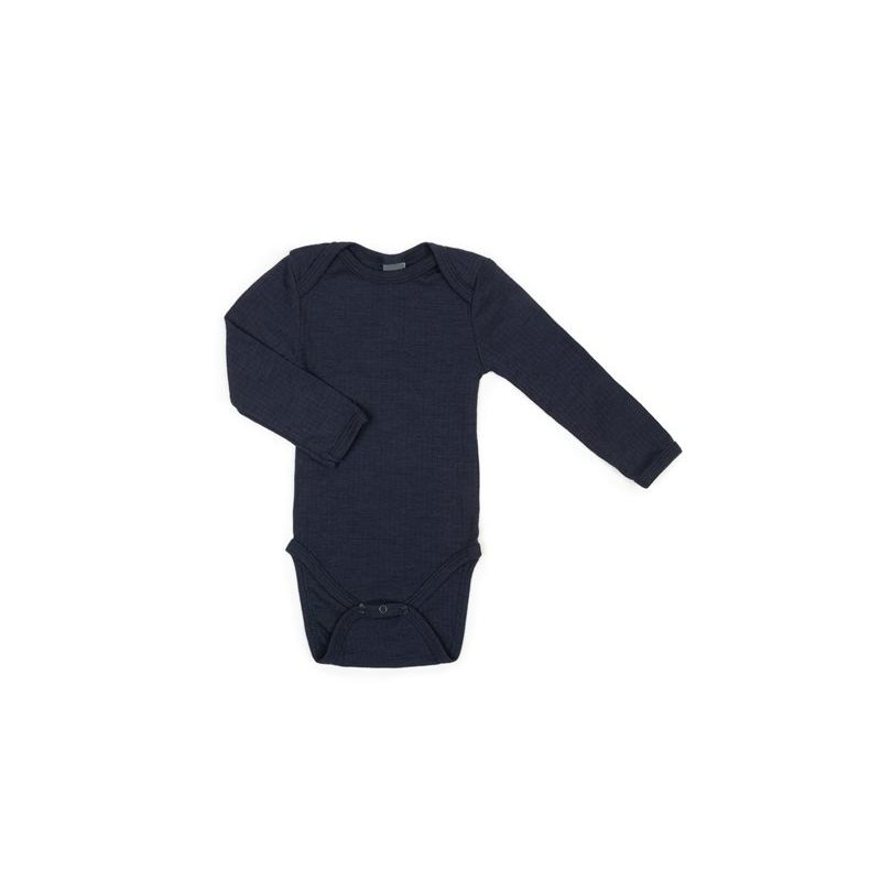 SmallStuff meriinovillane body pikkade varrukatega Navy Denim Melange
