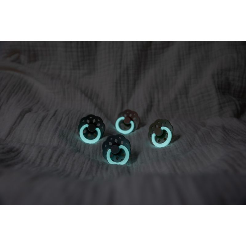 BIBS Boheme GLOW helendavad latekslutid 2-pakk 0-6 kuud