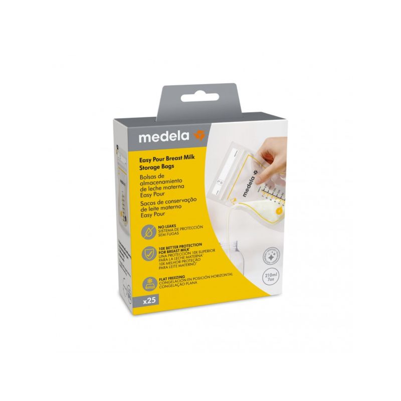 Medela BF Rinnapiima säilituskott 210ml 25tk