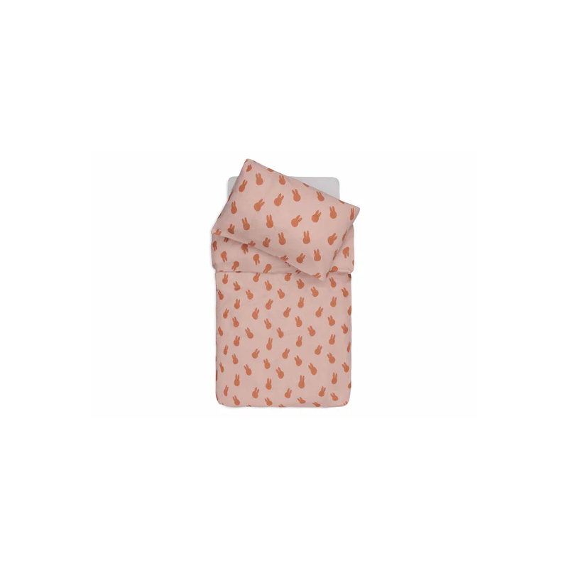 Jollein voodipesu komplekt 100x140cm Miffy Shadow - Wild Rose