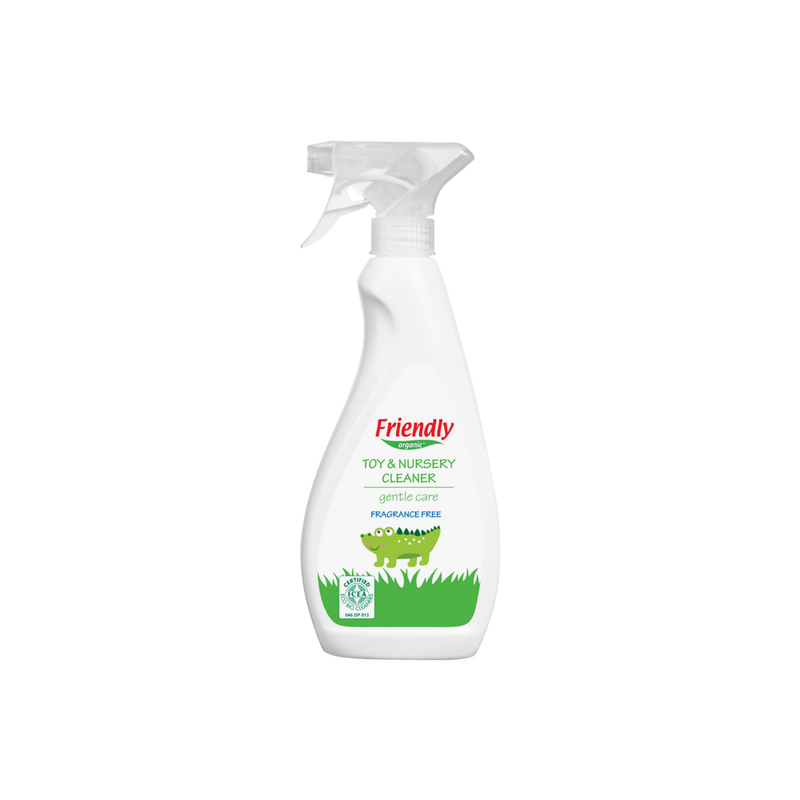 Friendly Organic lõhnatu mänguasjade ja lastetoa puhastusvahend aloe veraga, 500 ml